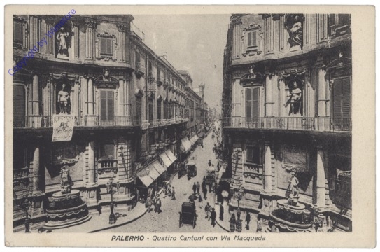 ak154158 Palermo, Quatro Cantoni con Via Macqueda