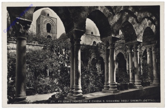 ak154166 Palermo, Chiostro e chiesa S. Giovanni degli Eremiti