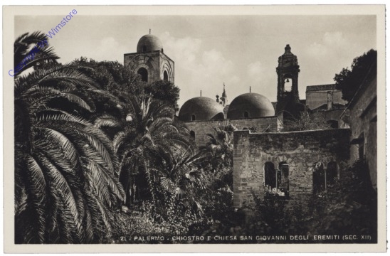 ak154168 Palermo, Chiostro e Chiesa S. Giovanni degli Eremiti