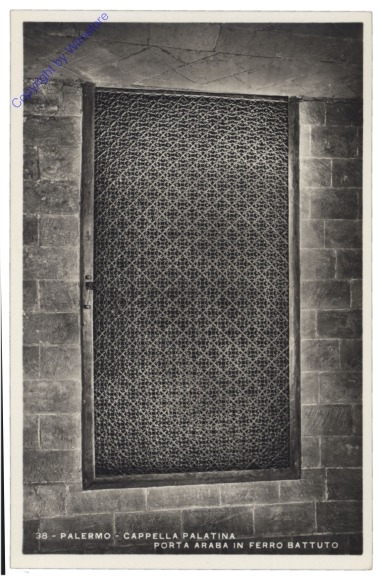 ak154180 Palermo, Cappella Palatina, Porta Araba in Ferro Battuto