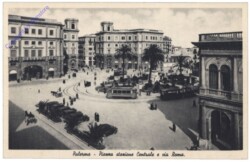 Palermo, Piazza stazione Centrale e via Roma