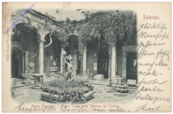 Palermo, Museo Nazionale, Primo Cortile colla Fontana del Tritone
