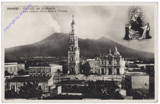Pompeii (Pompeji), Facciata del Santuario