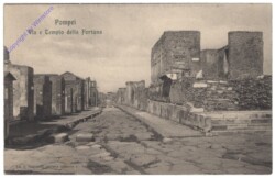 Pompeii (Pompeji), Via e Tempio della Fortuna