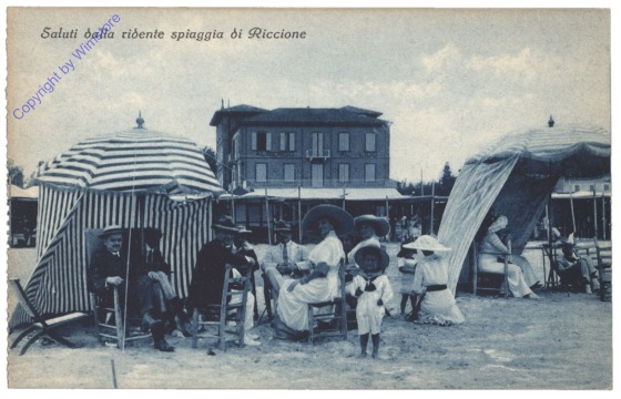 Riccione, Saluti dalle ridente spiaggia