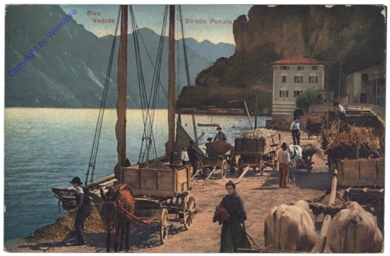 Riva del Garda, Veduta Strada Ponale