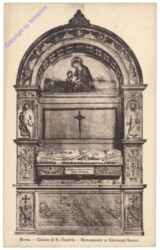 Roma (Rom), Chiesa di S. Onofrio - Monumento a Giovanni Sacco