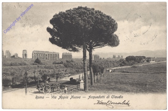 Roma (Rom), Via Appia Nuova, Acquedotti di Claudio