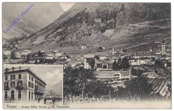 Tirano, Grand Hotel Tirano e Via Nazionale