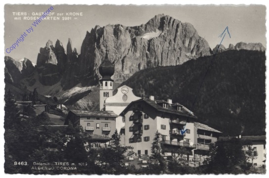 Tires (Tiers), Gasthof zur Kirche mit Rosengarten