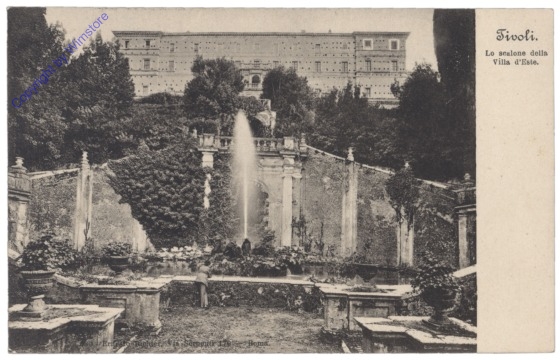 Tivoli (Tibur), Lo scalone della Villa d'Este