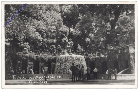 Tivoli (Tibur), mit Wasserspielen in der Villa Este