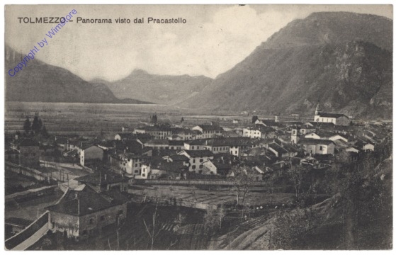 Tolmezzo, Panorama visto dal Pracastello