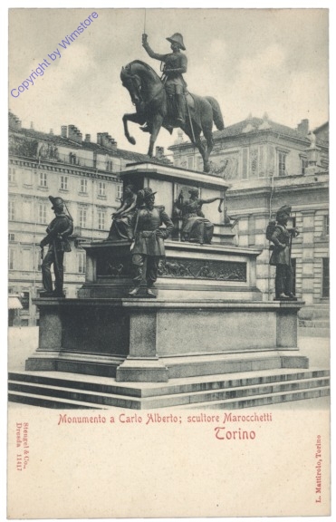 Torino (Turin), Monumento a Carlo Alberto
