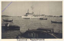Venezia (Venedig), Canale grande, Passagierschiff