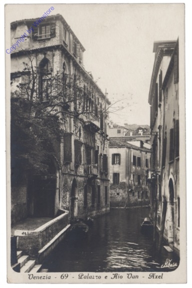 Venezia (Venedig), Palazzo e Rio Van - Axel