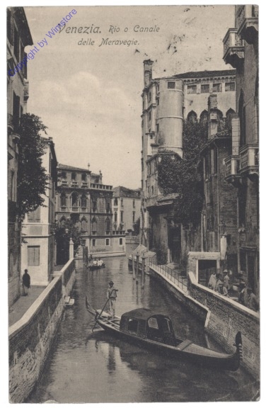 Venezia (Venedig),  Rio o Canale delle Meravegie