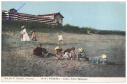 Venezia (Venedig),  Lido, Sulla Spiaggia