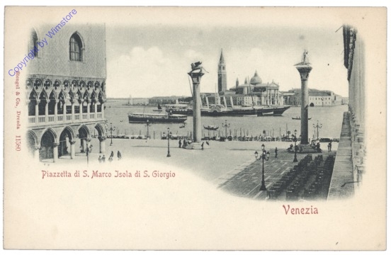 Venezia (Venedig),  Piazzetta di S. Marco di S. Giorgio