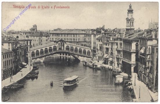 Venezia (Venedig),  Ponte di Rialto e Fondamente
