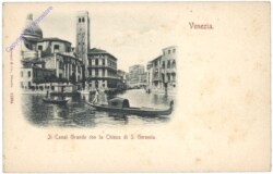 Venezia (Venedig),  Il Canal Grande con la Chiesa di S. Geremia