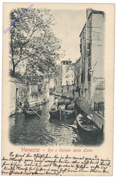 Venezia (Venedig),  Rio o Canale della Latte
