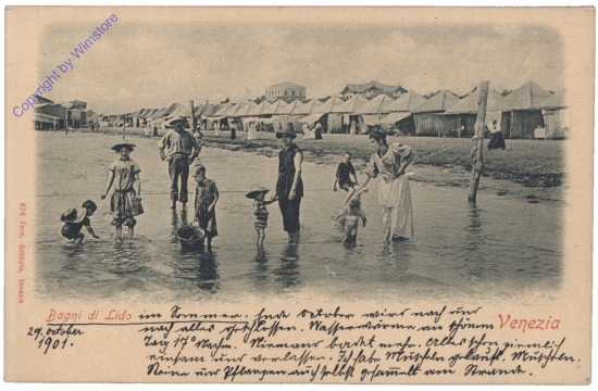Venezia (Venedig),  Lido, Bagni