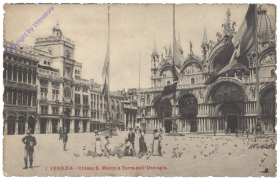 Venezia (Venedig),  Chiesa S. Marco e Torre dell'Orologio