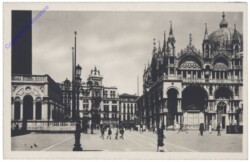 Venezia (Venedig),  Torre dell'orologio dalla Piazetta
