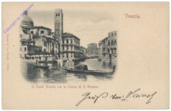 Venezia (Venedig),  Il Canal Grande con la Chiesa di S. Geremia