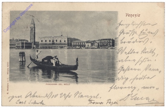 Venezia (Venedig),  Panorama del molo
