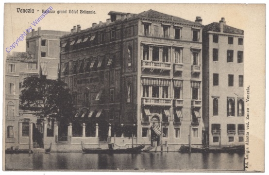 Venezia (Venedig),  Palazzo grand Hotel Britannia