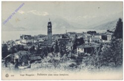 Verbania, Lago Maggiore, Pallanza vista verso Sempione