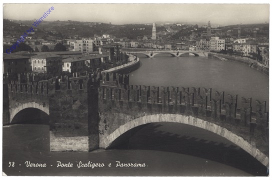 Verona, Ponte Scaligero e Panorama