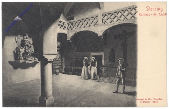 Vipiteno (Sterzing), Rathaus - der Lichthof