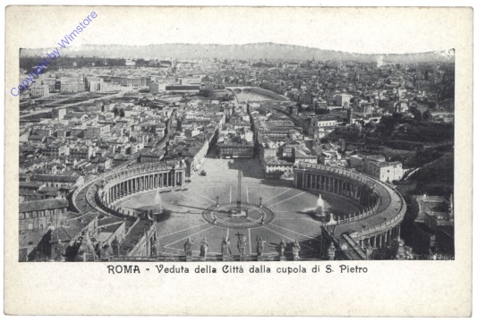Vaticano (Vatikan), Veduta della Citta dalla cupola di S. Pietro