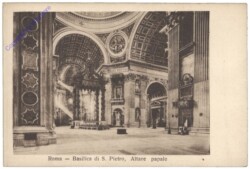 Vaticano (Vatikan), Basilica di S. Pietro, Altare papale