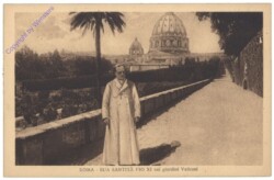 Vaticano (Vatikan), Sua Santita Pio XI nei giardini Vaticani