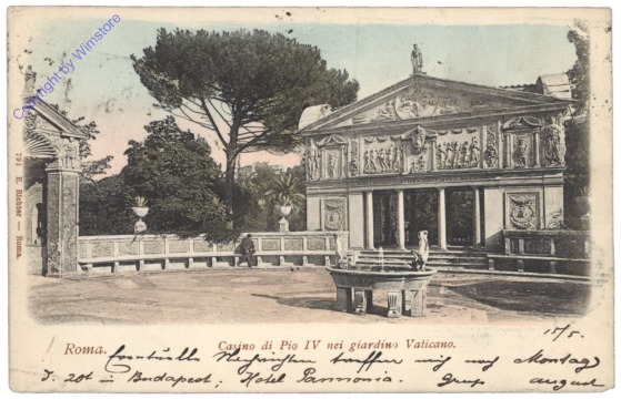 Vaticano (Vatikan), Casino di Pio IV nei giardino Vaticano