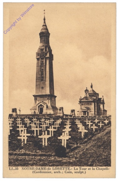 Ablain-Saint-Nazaire, Notre-Dame-de Lorette, La Tour et la Chapelle