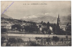 Annemasse, et le Mont Blanc