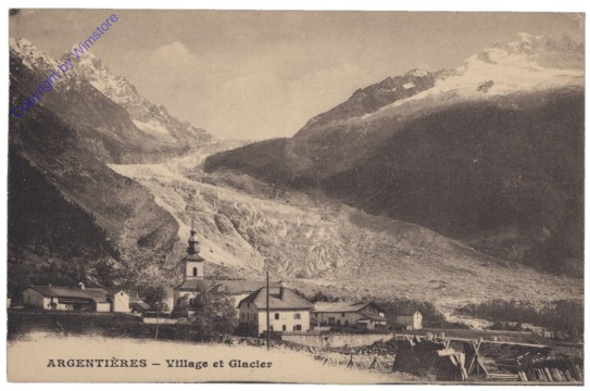 Argentiere, Village et Glacier