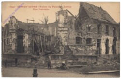 Armentieres, Ruines du Palais de Justice