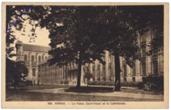 Arras, Le Palais Saint-Vaast et la Cathedrale