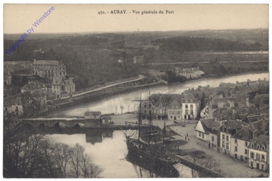 Auray, Vue generale du Port