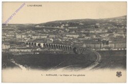 Aurillac, Le Viaduct et Vue generale
