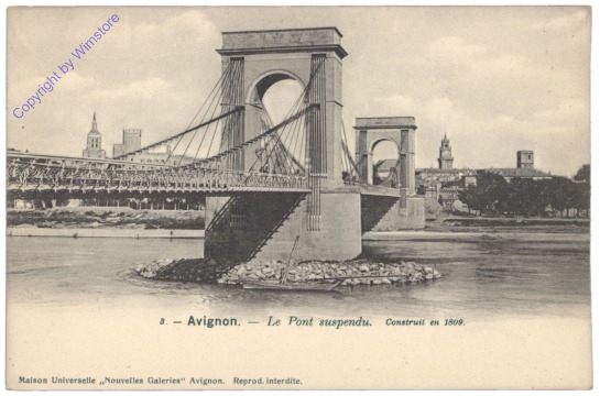 ak155033 Avignon, Le Pont suspendu