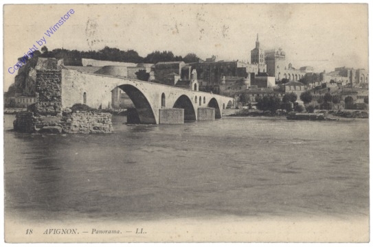 ak155035 Avignon, Panorama