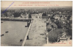 Barfleur, Vue Panoramique sur la Ville et les Quais