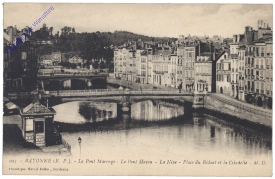 ak155055 Bayonne, Le Pont Marengo